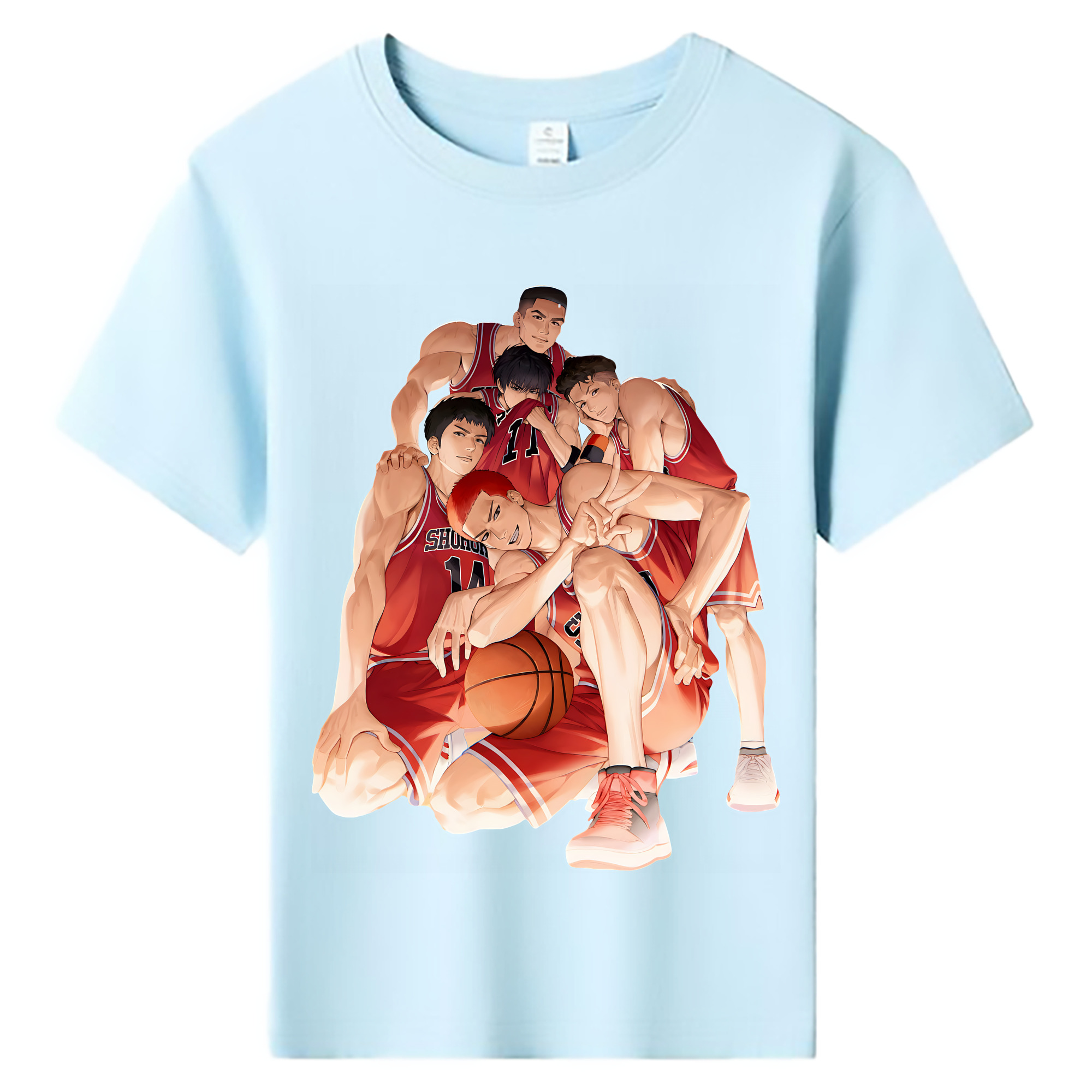 （画像用） SLAM DUNK／スラムダンク 綿100％キッズTシャツ（フロントプリント）